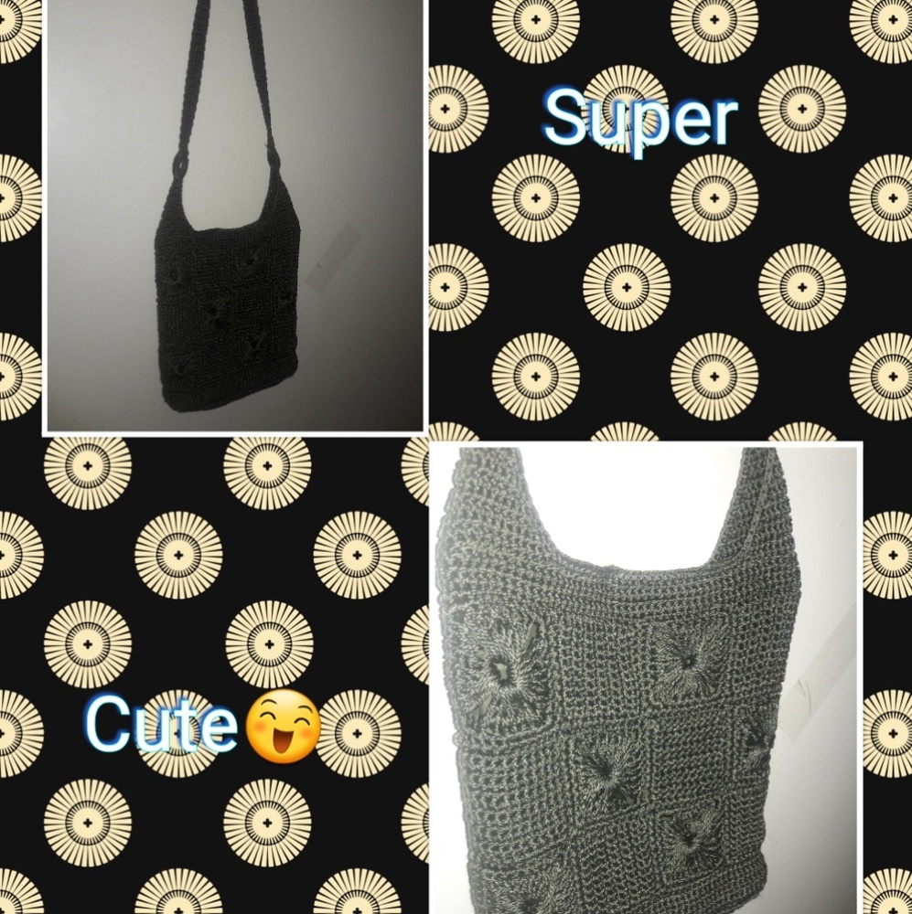 Green Crochet bag
